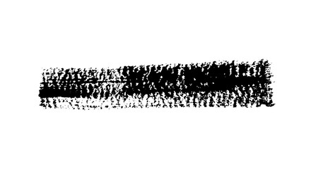 Black ink paint vector brush strokes. Thick dirty distress texture. Grunge rough paint brushes. touch material, dirty splash, handwritten texture simple stripes.