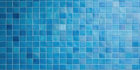 Fototapeta premium Blue Mosaic Tiles Background
