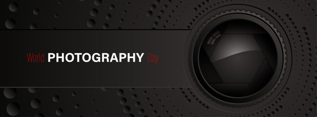 World photography day design, vector illustration