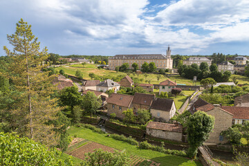 the medieval town of Gramat, in the south west of France