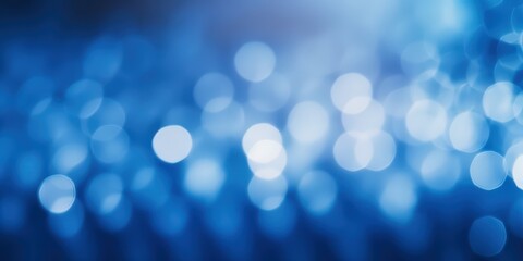 Obraz premium Abstract Blue Bokeh Background