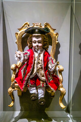 Fototapeta premium Beautiful interior of Church of St Anthony, Igreja de Santo Antonio in Lagos, Algarve, Portugal