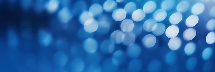 Abstract Blue Bokeh Background