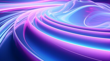 3d rendering of purple and blue abstract geometric background. Scene for advertising, technology, showcase, banner, game, sport, cosmetic, business, metaverse. Sci-Fi Illustration. Product display