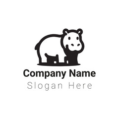 Hippopotamus Vector Design, Illustration