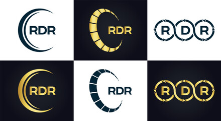  RDR logo. R D R design. White RDR letter. RDR, R D R letter logo design. Initial letter RDR linked circle uppercase monogram logo. R D R letter logo vector design. top logo, Most Recent, Featured,