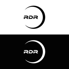  RDR logo. R D R design. White RDR letter. RDR, R D R letter logo design. Initial letter RDR linked circle uppercase monogram logo. R D R letter logo vector design. top logo, Most Recent, Featured,