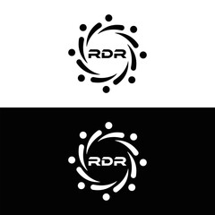  RDR logo. R D R design. White RDR letter. RDR, R D R letter logo design. Initial letter RDR linked circle uppercase monogram logo. R D R letter logo vector design. top logo, Most Recent, Featured,