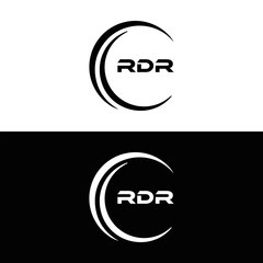  RDR logo. R D R design. White RDR letter. RDR, R D R letter logo design. Initial letter RDR linked circle uppercase monogram logo. R D R letter logo vector design. top logo, Most Recent, Featured,