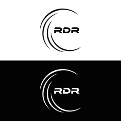  RDR logo. R D R design. White RDR letter. RDR, R D R letter logo design. Initial letter RDR linked circle uppercase monogram logo. R D R letter logo vector design. top logo, Most Recent, Featured,