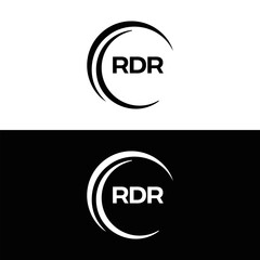  RDR logo. R D R design. White RDR letter. RDR, R D R letter logo design. Initial letter RDR linked circle uppercase monogram logo. R D R letter logo vector design. top logo, Most Recent, Featured,