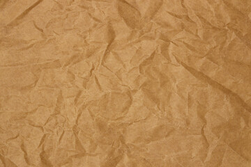 Obraz premium brown paper craft crumpled texture background