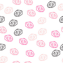 Hearts, roses, flowers pattern, additional pattern to the ballet collection.