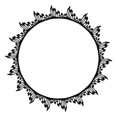 Classic vintage design with black circle frame. Perfect for photos, icons, logos, banners, greeting cards, websites, advertisements