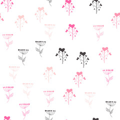Hearts, roses, flowers pattern, additional pattern to the ballet collection.