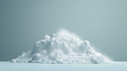 Pile Of White Powder, Possibly A Cooking Ingredient