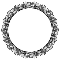 Classic vintage design with black circle frame. Perfect for photos, icons, logos, banners, greeting cards, websites, advertisements