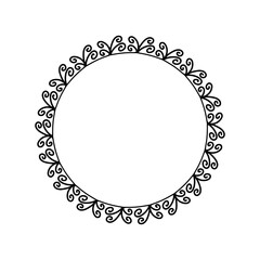 Classic vintage design with black circle frame. Perfect for photos, icons, logos, banners, greeting cards, websites, advertisements