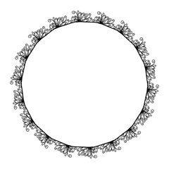 Classic vintage design with black circle frame. Perfect for photos, icons, logos, banners, greeting cards, websites, advertisements