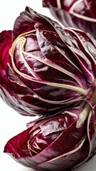 Fototapeta premium radicchio isolated on white background