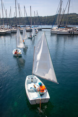Segelschule in Salò am Gardasee