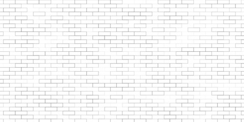 White brick wall background. bricks pattern. seamless brick wall. White brick wall vector background