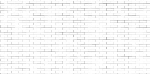 White brick wall background. bricks pattern. seamless brick wall. Abstract empty background brick wall view