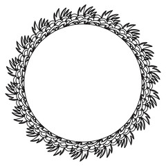 Classic vintage design with black circle frame. Perfect for photos, icons, logos, banners, greeting cards, websites, advertisements