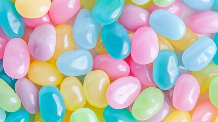 Capture the vivid and vibrant essence of jelly beans, an ideal choice for sweet and candyrelated themes