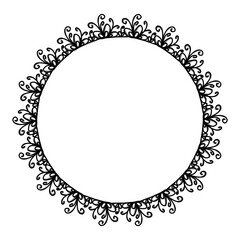 Classic vintage design with black circle frame. Perfect for photos, icons, logos, banners, greeting cards, websites, advertisements