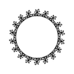 Classic vintage design with black circle frame. Perfect for photos, icons, logos, banners, greeting cards, websites, advertisements