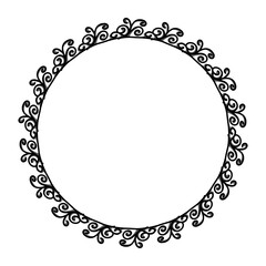 Classic vintage design with black circle frame. Perfect for photos, icons, logos, banners, greeting cards, websites, advertisements