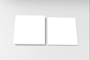 Business card leaning against stack of cards