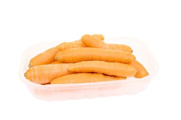 Carrots isolated on white background