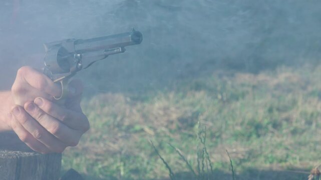 gun shots revolver remington New Model Army 1858 