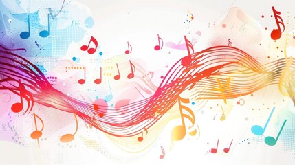 Concept background for song and concert theme