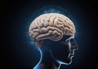 Obraz premium Brain philodophy The Human Brain Bridging Science and Art
