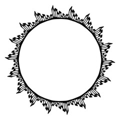 Classic vintage design with black circle frame. Perfect for photos, icons, logos, banners, greeting cards, websites, advertisements