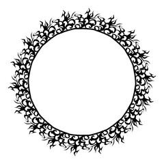 Classic vintage design with black circle frame. Perfect for photos, icons, logos, banners, greeting cards, websites, advertisements