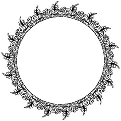 Classic vintage design with black circle frame. Perfect for photos, icons, logos, banners, greeting cards, websites, advertisements