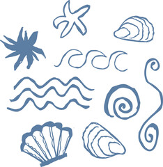 Hand drawn Doodle Vector Euro minimal Abstract Trending art motifs eurosummer cute Mediterranean sketch fashion pen sketch logo cute 