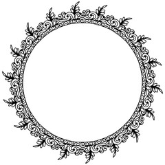 Classic vintage design with black circle frame. Perfect for photos, icons, logos, banners, greeting cards, websites, advertisements