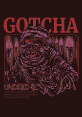 vector artwork Undead