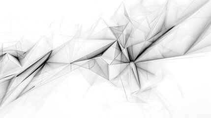 abstract geometric design overlay with lines and triangles, isolated transparent background