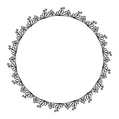 Classic vintage design with black circle frame. Perfect for photos, icons, logos, banners, greeting cards, websites, advertisements