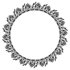 Classic vintage design with black circle frame. Perfect for photos, icons, logos, banners, greeting cards, websites, advertisements