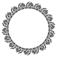 Classic vintage design with black circle frame. Perfect for photos, icons, logos, banners, greeting cards, websites, advertisements