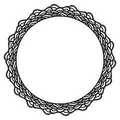 Classic vintage design with black circle frame. Perfect for photos, icons, logos, banners, greeting cards, websites, advertisements