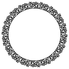 Classic vintage design with black circle frame. Perfect for photos, icons, logos, banners, greeting cards, websites, advertisements