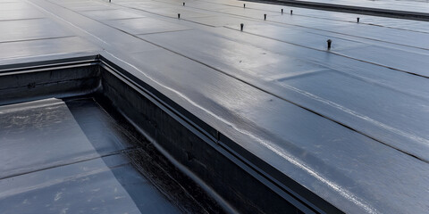 Flachdach Bitumenbahn Dachmaterial zur Abdichtung